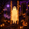Halloween Swinging Ghost
